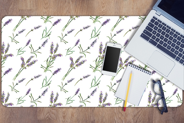 Bureau mat Lavendelbloemen