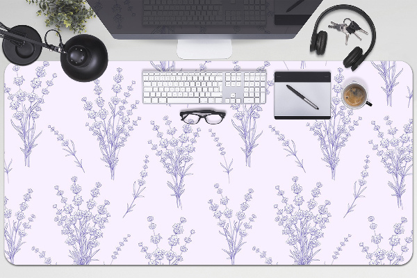 Bureau onderlegger Lavendelbloemen