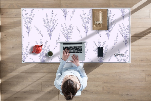 Bureau onderlegger Lavendelbloemen