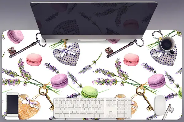 Bureau mat Oude retro -toetsen