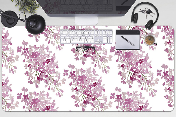 Bureau onderlegger Roze bloemen