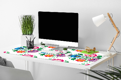 Bureau mat Folkstijlbloemen