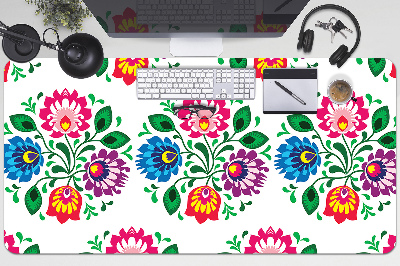 Bureau mat Folkstijlbloemen