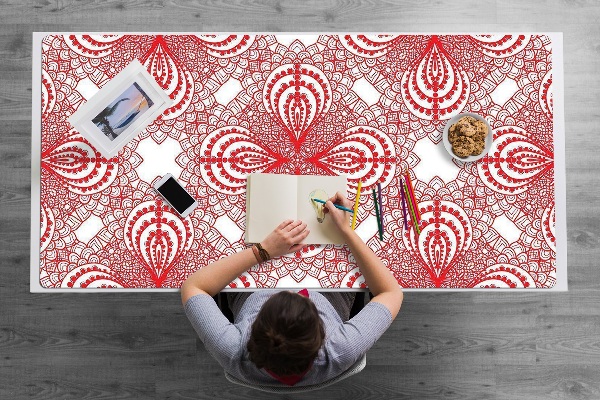 Bureau onderlegger Rood kanten