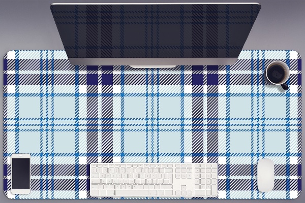 Bureau onderlegger Tartan