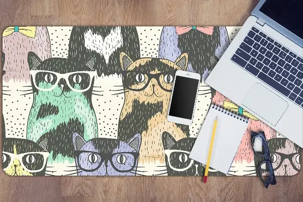 Bureau onderlegger Katten