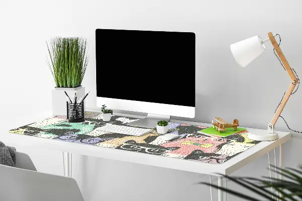 Bureau onderlegger Katten