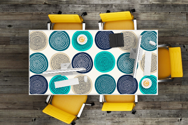 Bureau onderlegger Abstracte wielen