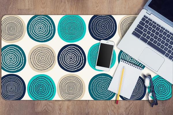 Bureau onderlegger Abstracte wielen