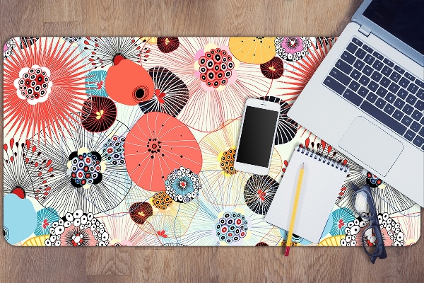 Bureau mat Bloemenpatroon