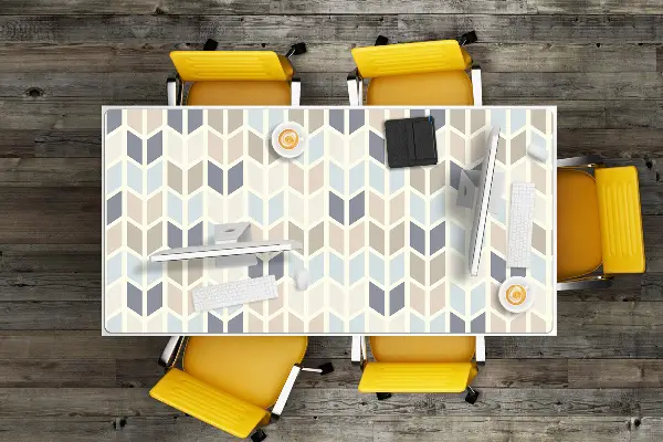 Bureau mat Geometrische textuur