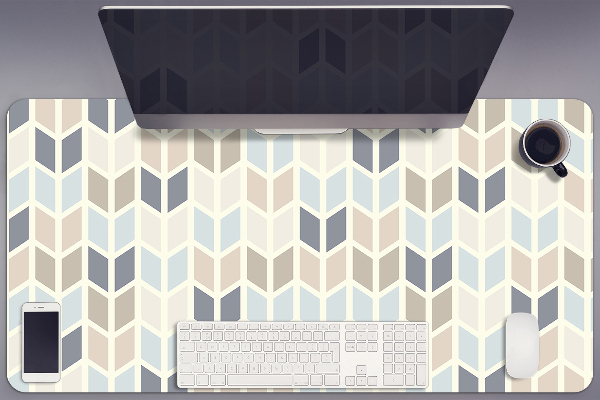 Bureau mat Geometrische textuur