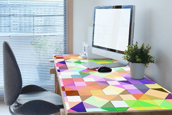 Bureau mat Kleurrijk mozaïek