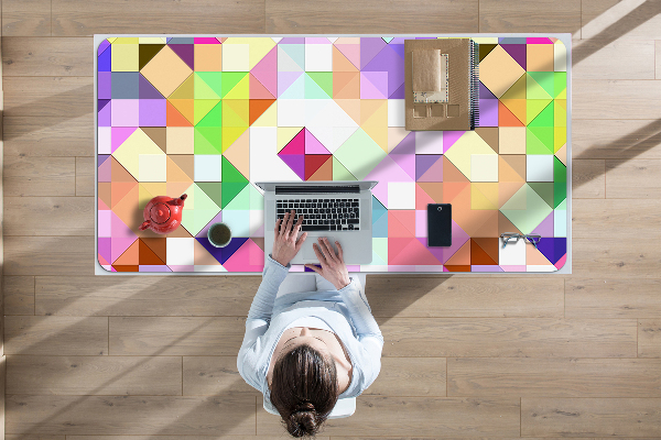 Bureau mat Kleurrijk mozaïek