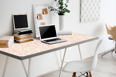 Bureau mat Roze peonies