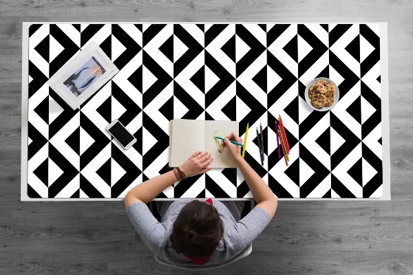 Bureau onderlegger Geometrische illusie