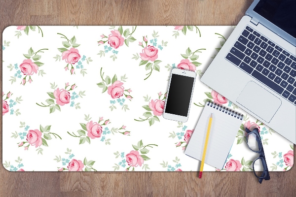 Bureau onderlegger Kleine bloemen