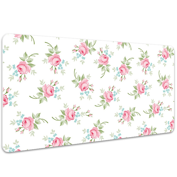 Bureau onderlegger Kleine bloemen