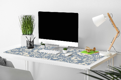 Bureau onderlegger Blauw ornament