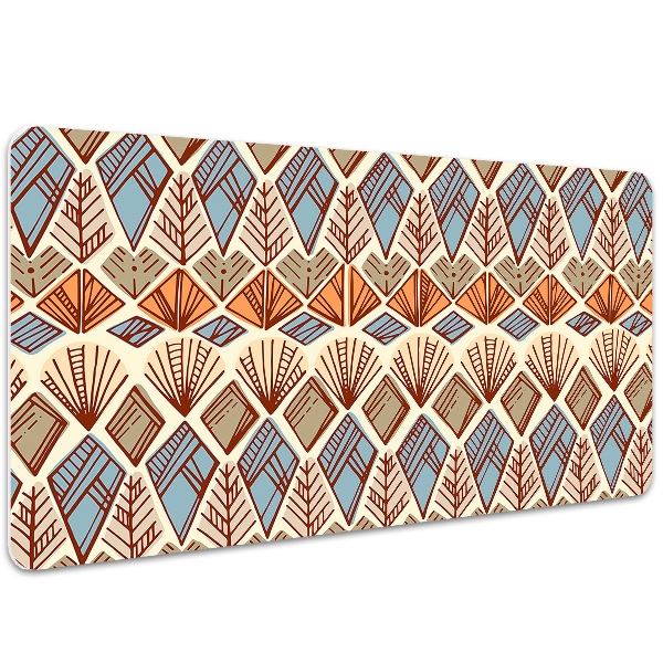 Bureau mat Etnisch bruin patroon