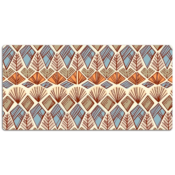 Bureau mat Etnisch bruin patroon