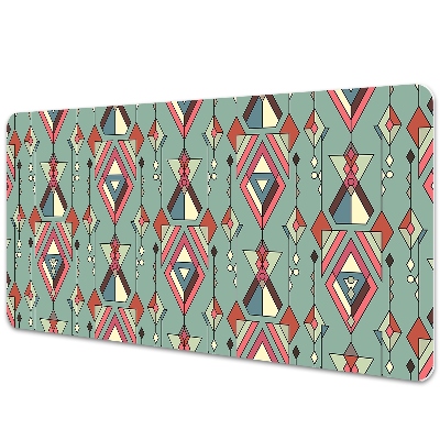 Bureau onderlegger Aztec -patroon