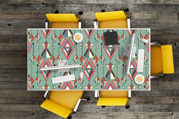 Bureau onderlegger Aztec -patroon