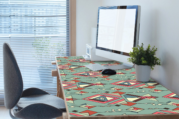 Bureau onderlegger Aztec -patroon