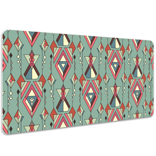 Bureau onderlegger Aztec -patroon