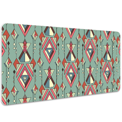 Bureau onderlegger Aztec -patroon