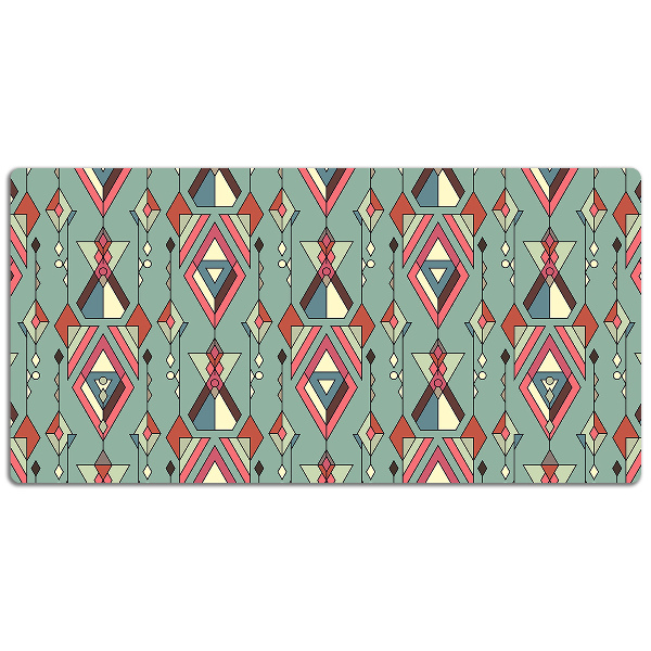 Bureau onderlegger Aztec -patroon
