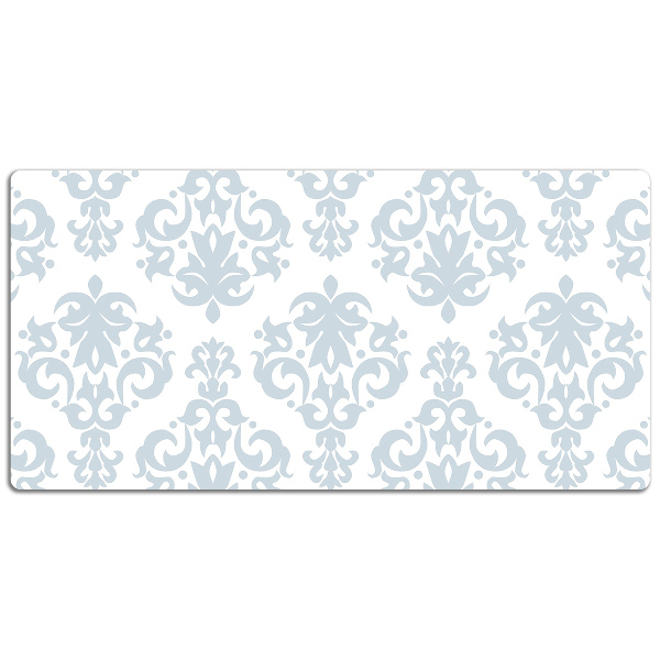Bureau onderlegger groot Grijs ornament