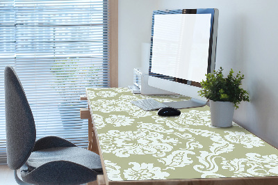 Bureau mat Groen ornament