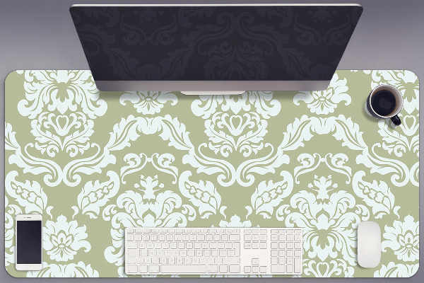 Bureau mat Groen ornament