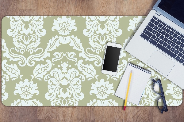 Bureau mat Groen ornament