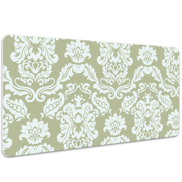Bureau mat Groen ornament