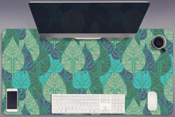 Bureau mat Bladeren