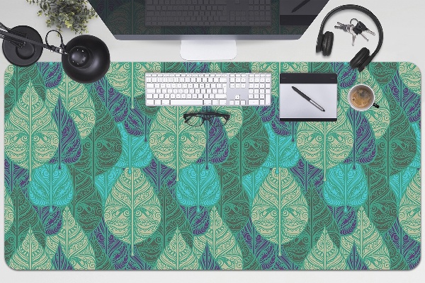 Bureau mat Bladeren