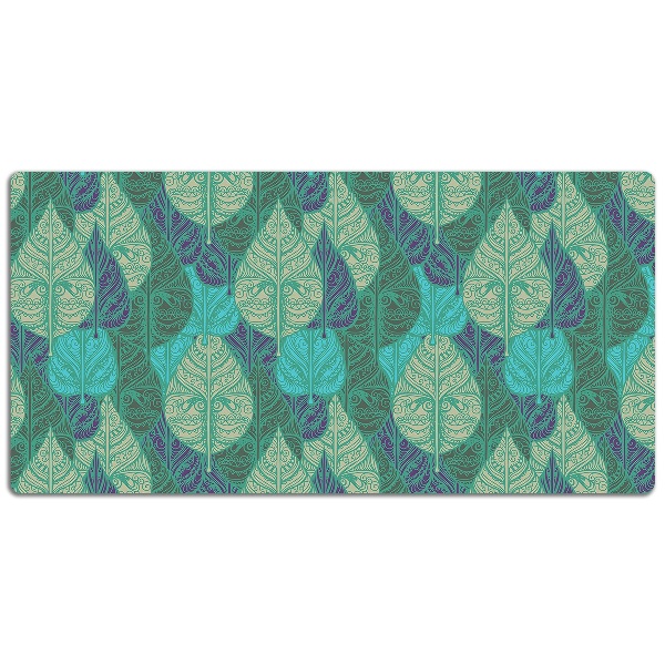 Bureau mat Bladeren