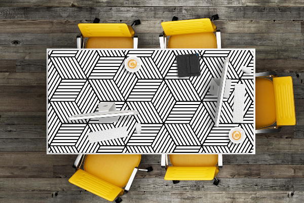 Bureau onderlegger Geometrische illusie