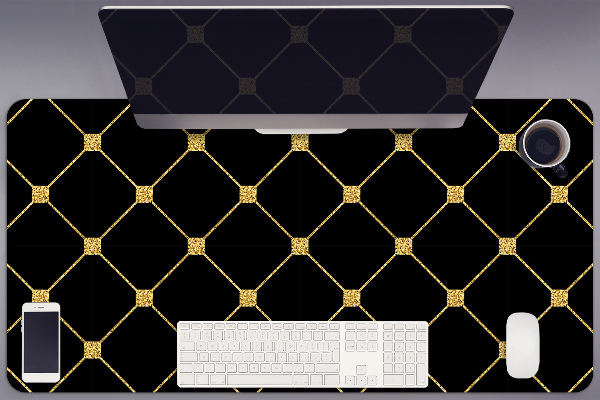 Bureau onderlegger Gouden diamanten