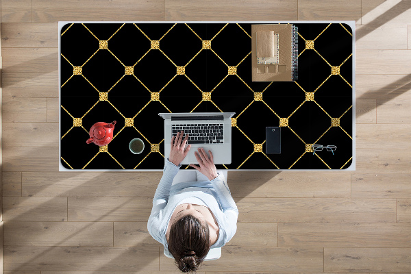 Bureau onderlegger Gouden diamanten