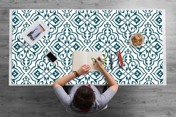 Bureau onderlegger groot Ornament