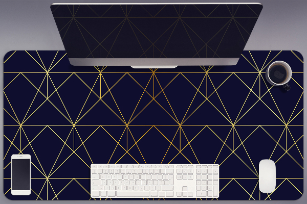 Bureau mat Driehoekspatroon