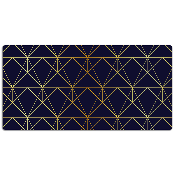 Bureau mat Driehoekspatroon