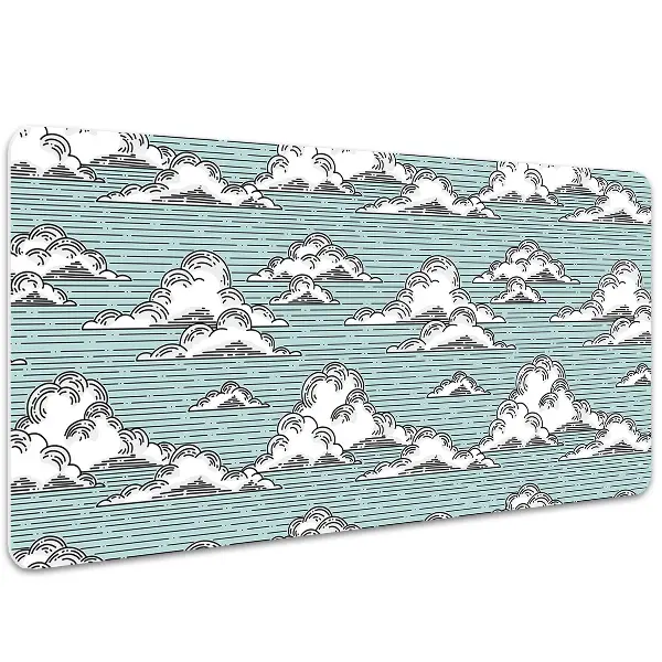 Bureau mat Wolken tekening
