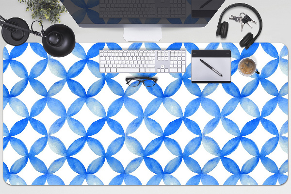 Bureau mat Blauwe wielen