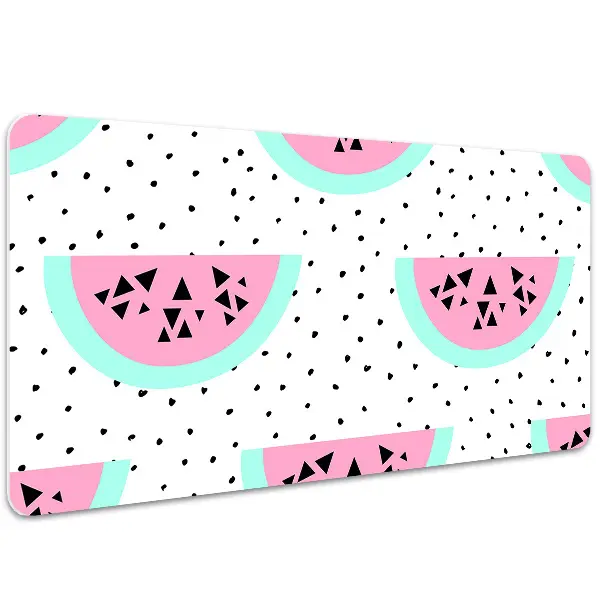 Bureau mat Watermeloenen en stippen
