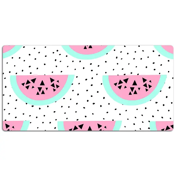 Bureau mat Watermeloenen en stippen