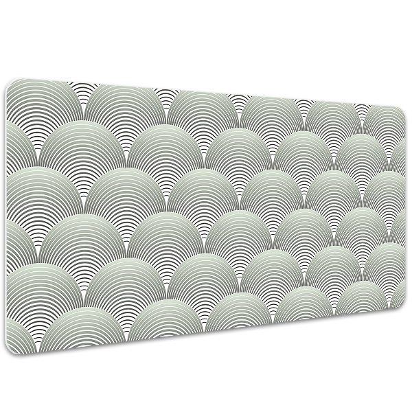 Bureau onderlegger Semi -cirkel patroon